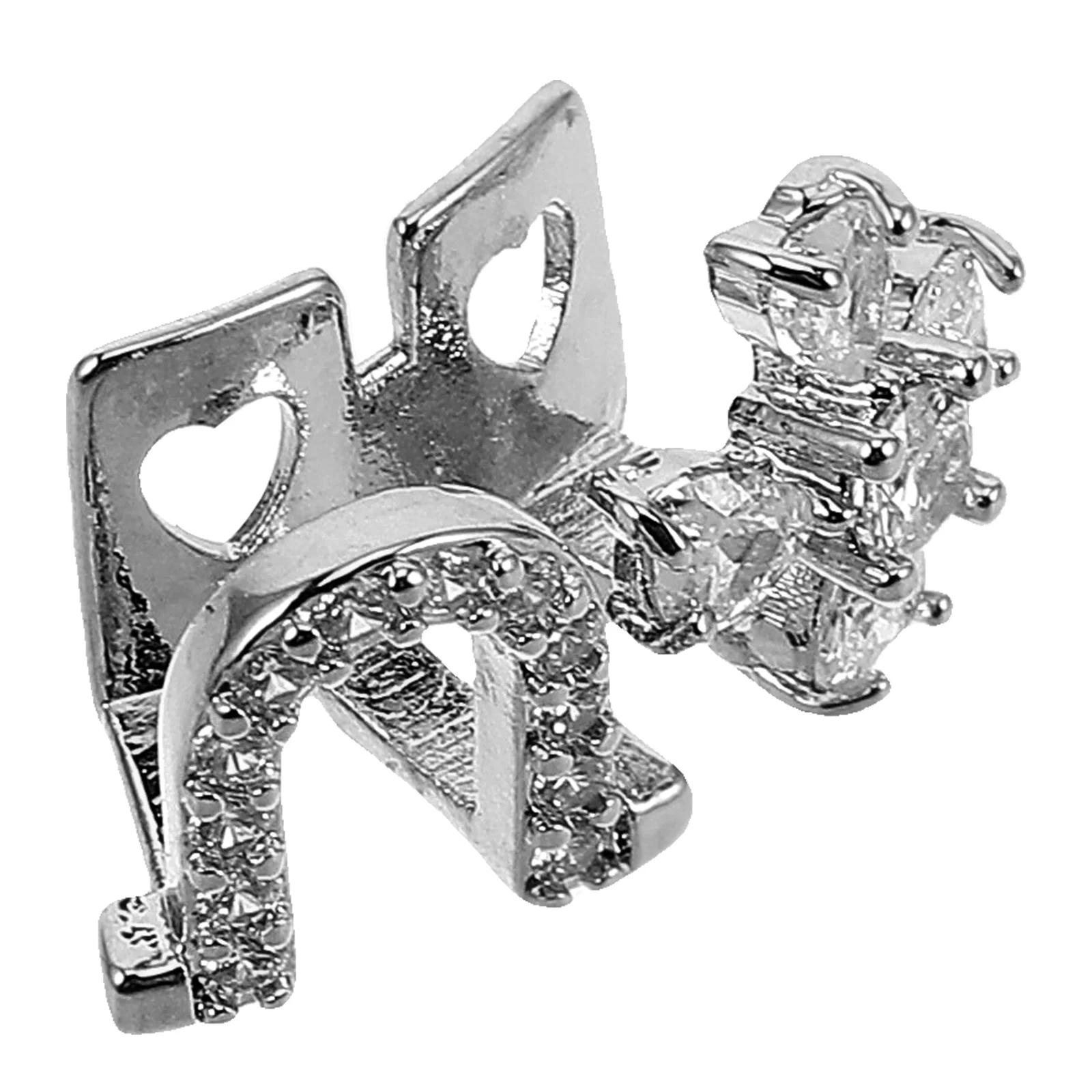 

Zircon Teeth Grill For Women Lightweight Comfortable Fake Grills Hip-Pop Supply Decorative Tooth Jewelry Christmas Party