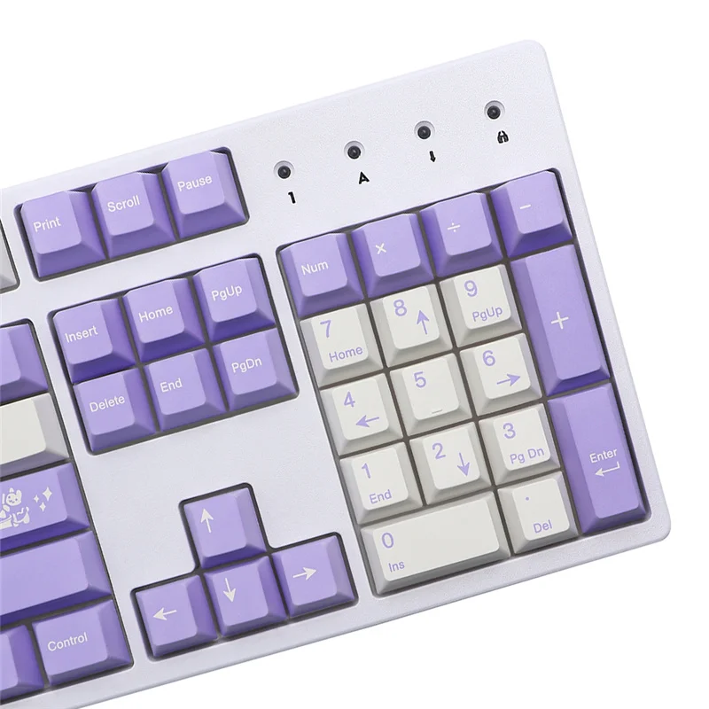 Imagem -05 - Cereja Perfil Gmk Coelho Keycaps 135 Teclas Tintura Subbed jp Fonte para Teclado Mecânico Usb com Fio Interruptor mx Iso Enter