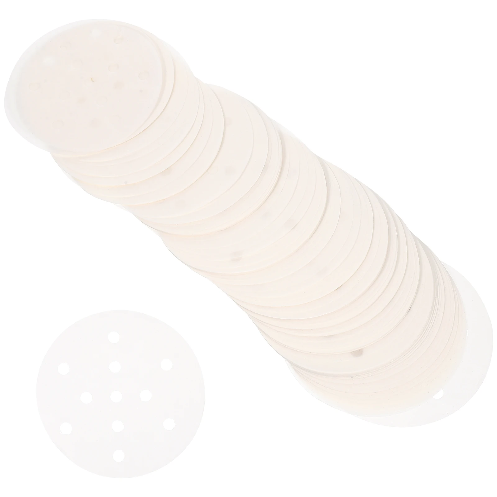 

400pcs Reusable White Nonstick Paper Steamer Liners for Cooking Basket Anti Skid Mat Steamed Buns Pad Kitchen Tools