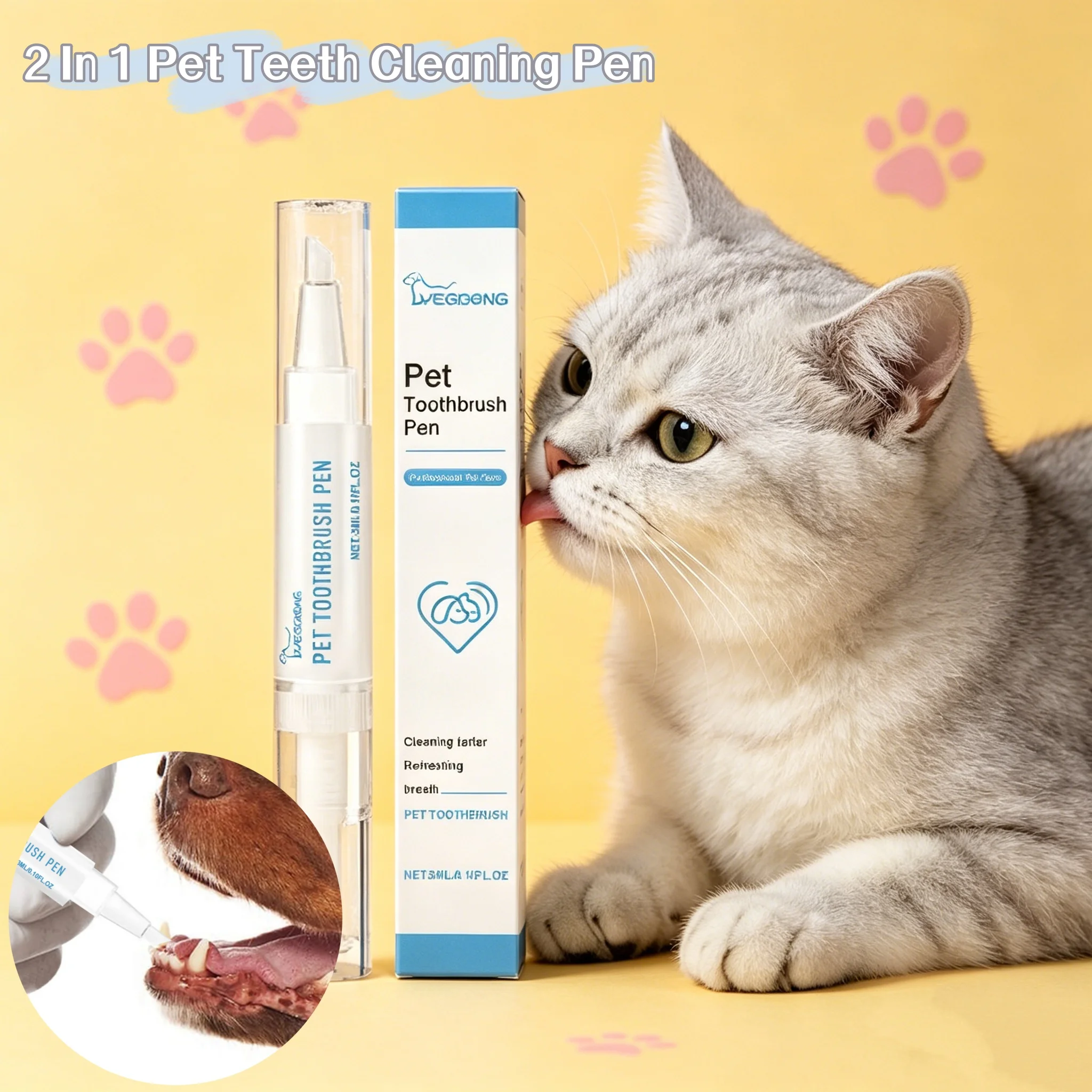Teeth Whitening Pen - Penna Gel per Pulizia Orale per