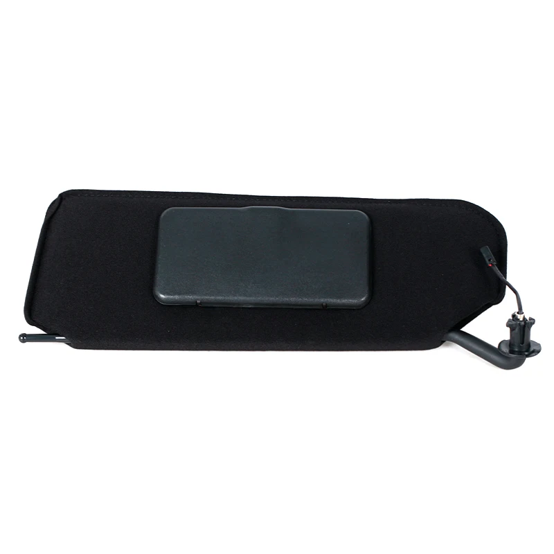 Black Front Sun Visor For Chevrolet Corvette C5 1997-2004 10442033 10442034 Sunvisor With Light Makeup Mirror