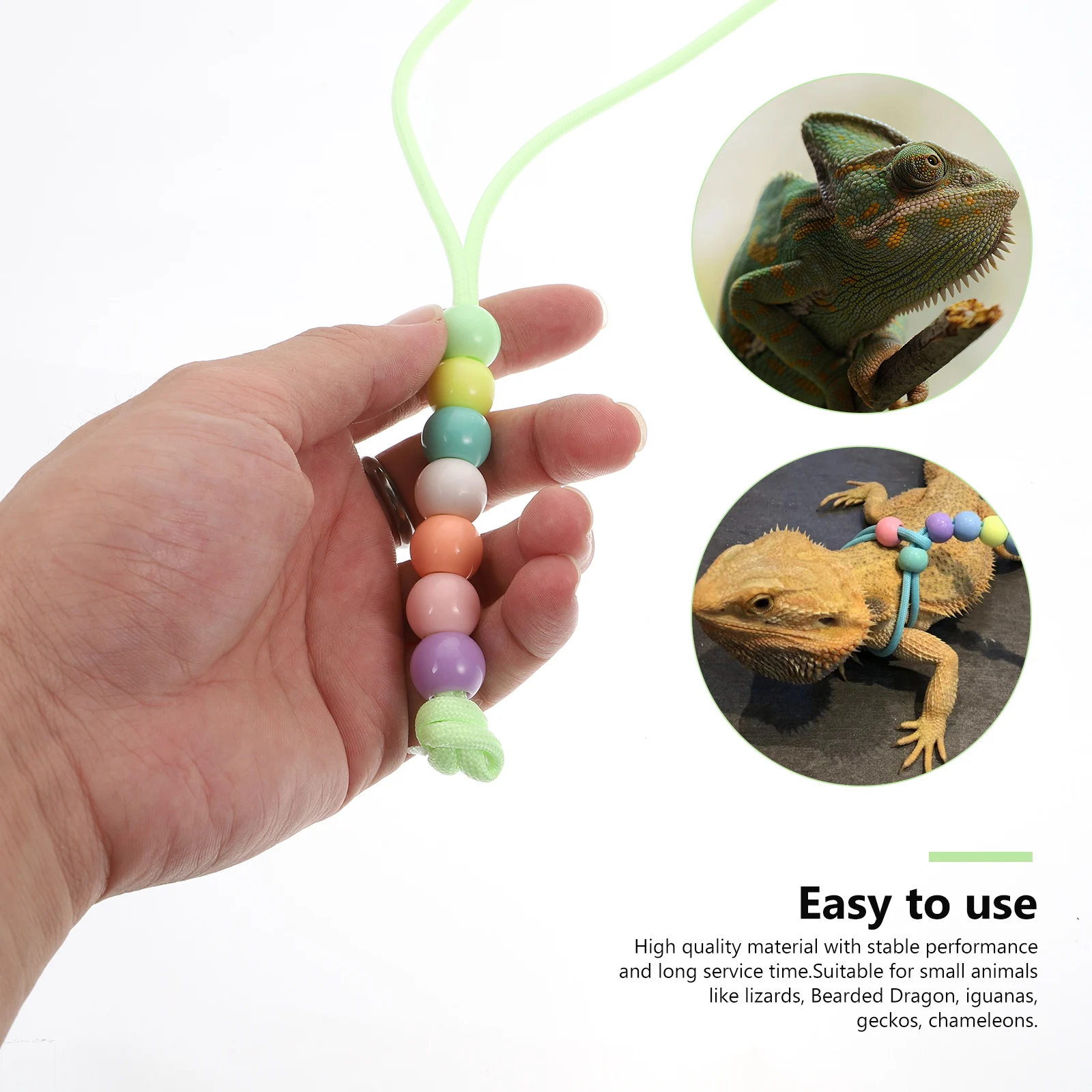

Luminous Leash Pet Traction Rope Animal Lizard Harness Walking Reptile Hauling Cable Lizards