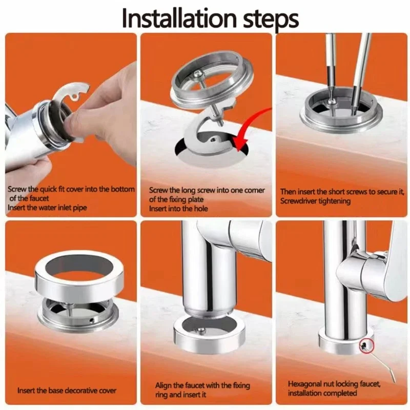 Base robinet d'initiation robinet en acier inoxydable, sans tracas, avec conceptions réglage, Base