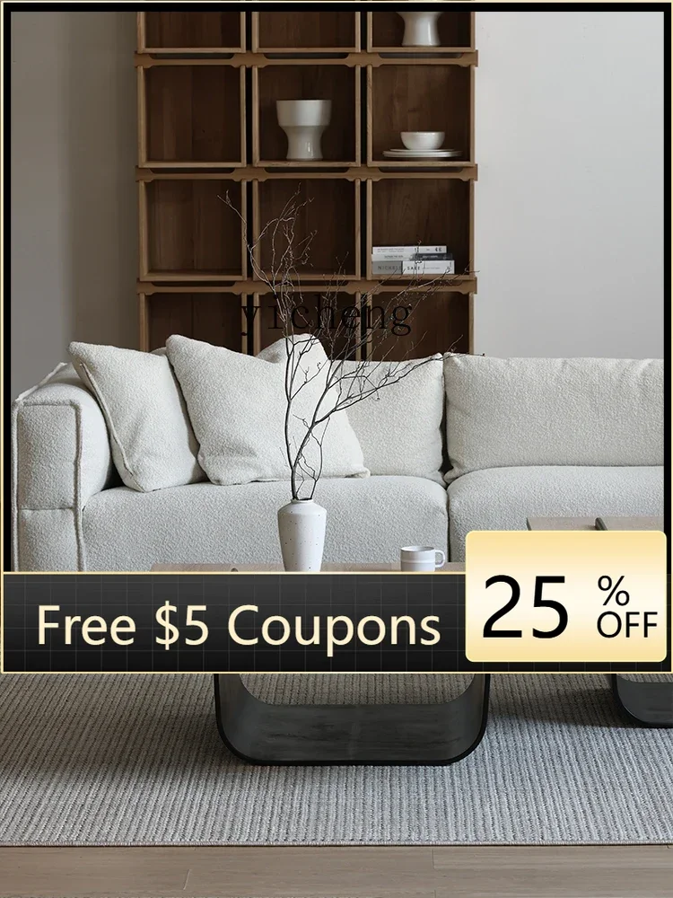 

ABB Country Silent Wind Expression Design Imported Oak Multi-Layer Board Square Coffee Table