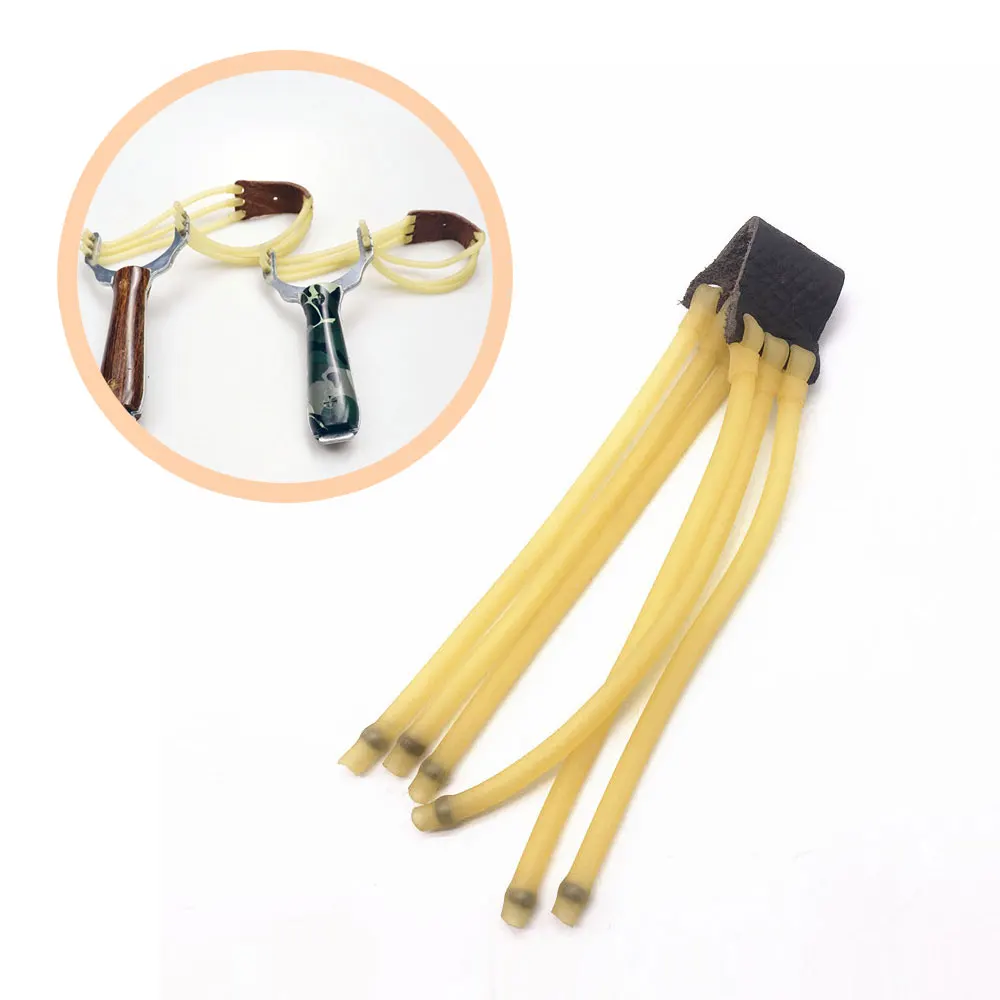 

1-10PCS Natural Latex Rubber Tube Band Outdoor Slingshot Catapult Elastic Bungee Equipment Outdoor Tools