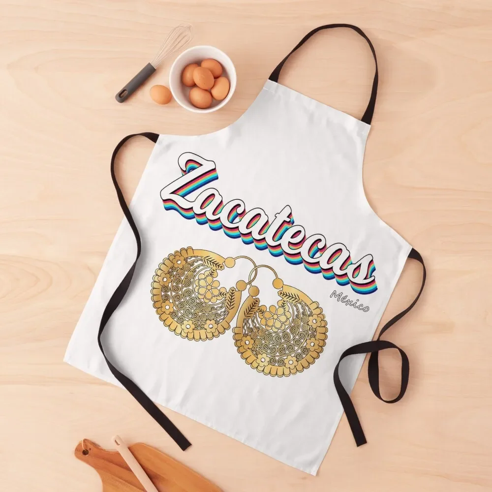 

Zacatecas Mexico, Arracadas Jerezanas Apron For Kitchen Women Ladies Kitchen For Men men Apron
