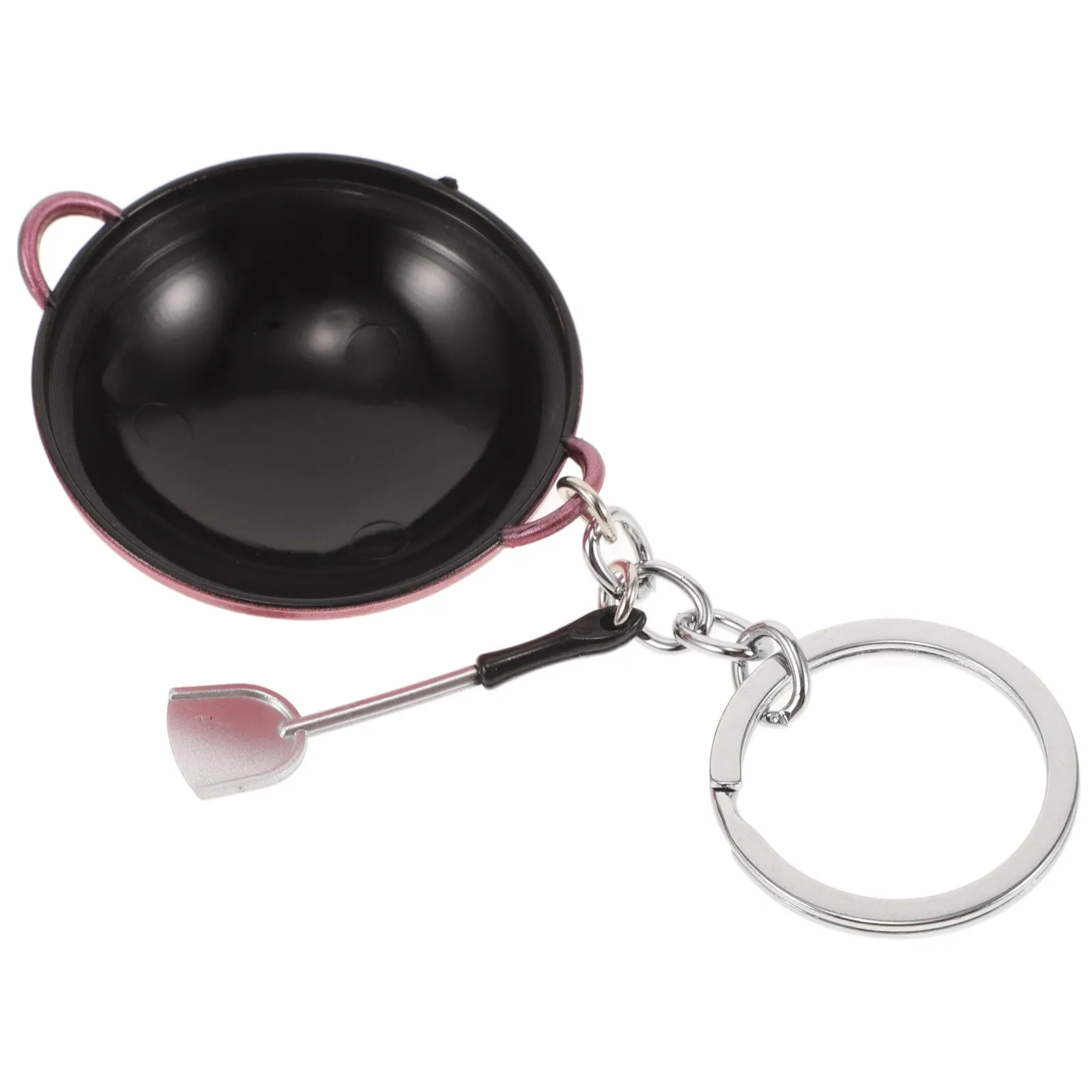 Unique Chef Spoon Keychain Polished Iron Acrylic Backpack Charm Creative Culinary Key Ring Baking Lover Chef Accessories Kitchen - view 5