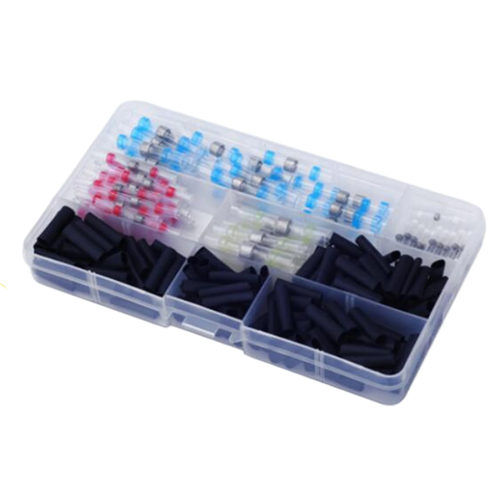 Waterproof Welding Solder Seal Sleeve,Electrical Connectors Kit,Solder Seal Wire Connectors Butt Crimp Terminals