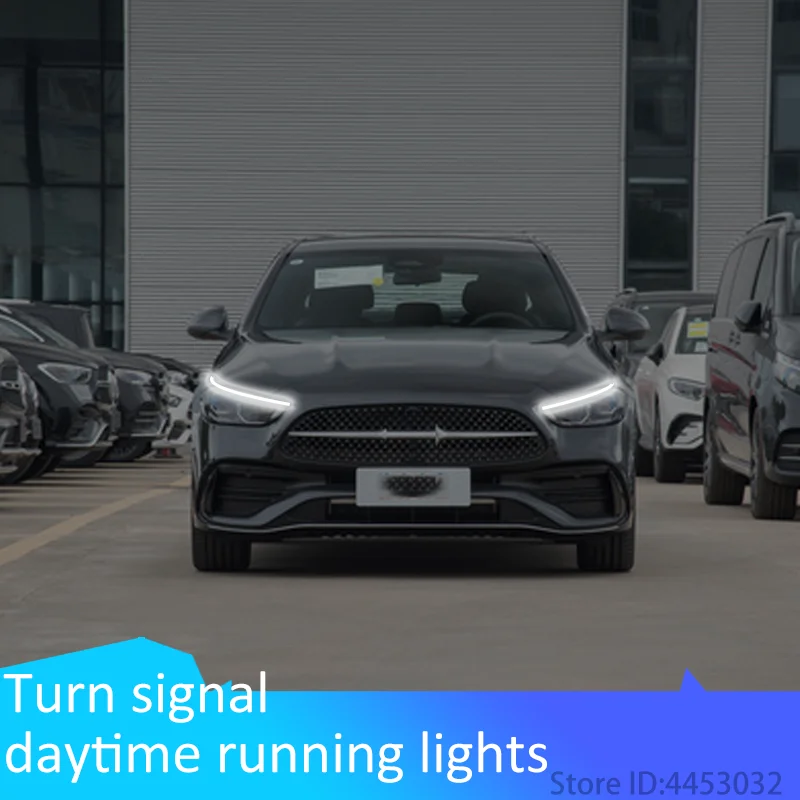 

Гибкий водонепроницаемый поворотный сигнал для benz w124 213 212 v250d amg, дневные ходовые огни, 2 шт., 12 В