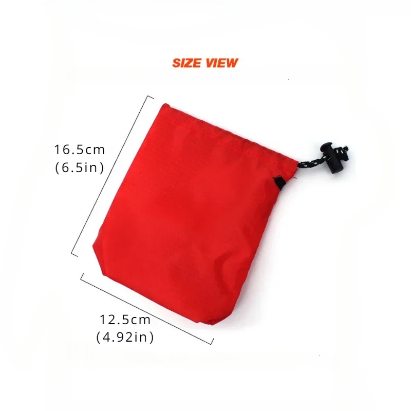 1PC Waterproof Nylon Storage Bag - Multi-Functional Organizer Pouch for Camping/Hiking Gear, Portable Travel Accessory