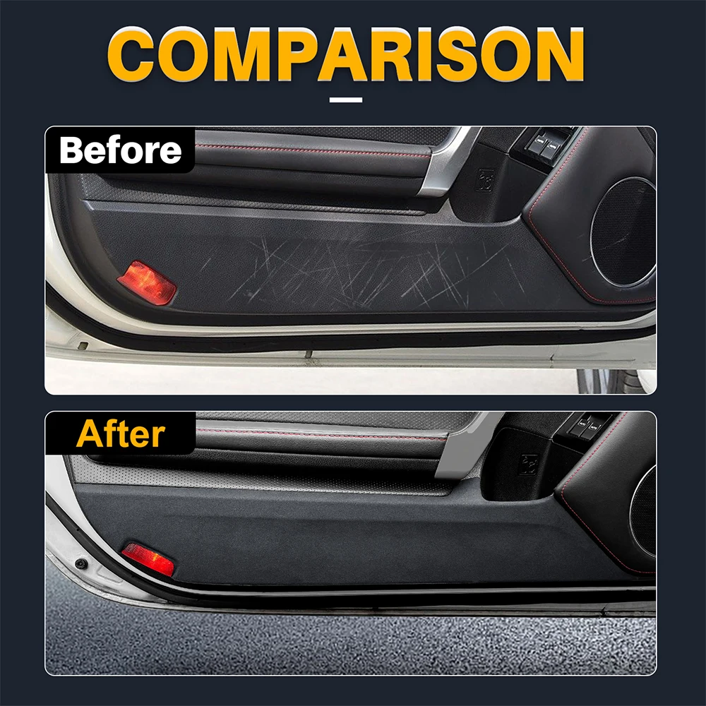Door Anti-kick Pad Suede Sticker Mat Accessories For Subaru BRZ Toyota GT86 2012 2013 2014 2015 2016 2017 2018 2019 2020 LHD&RHD