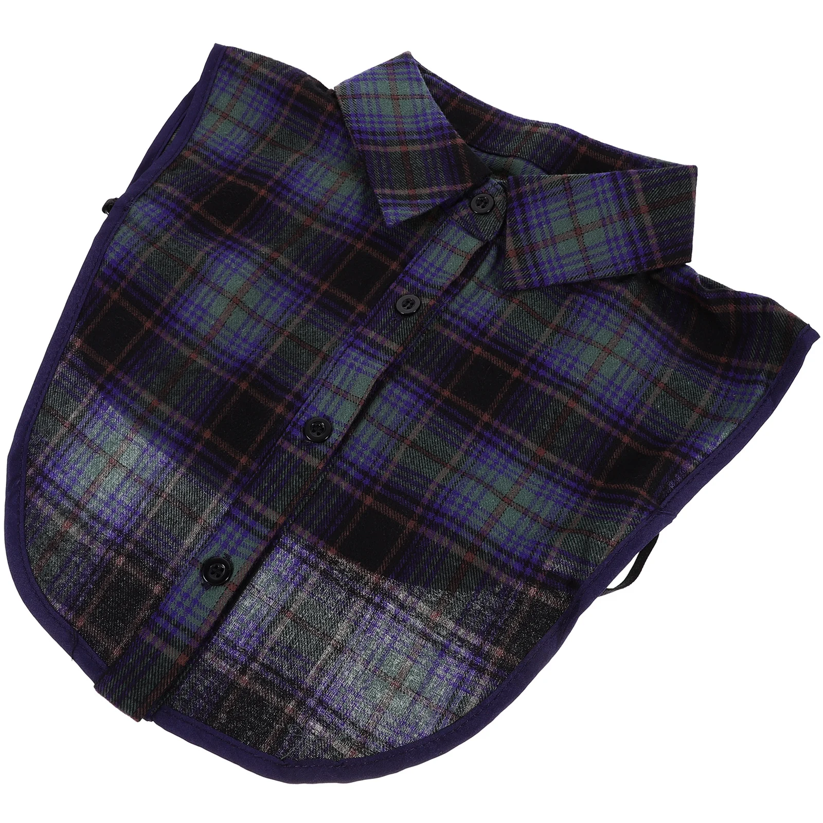 여성 블라우스 스웨터 유니폼용 탈부착 가능한 가벼운 면 소재 하프 셔츠 페이크 칼라