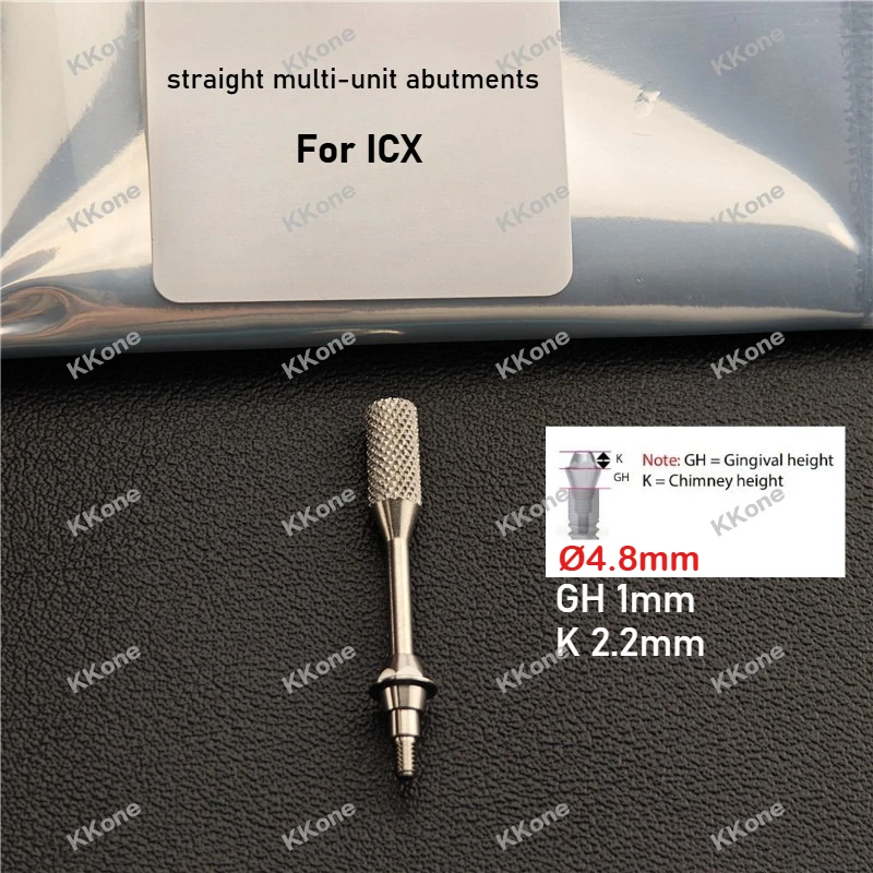 10Sets 3rd Party Tandheelkundige Kliniek Accessoires Rechte & Schuine Multi-Unit Abutments Voor Medentis ICX Tandheelkundige Implantaat systeem