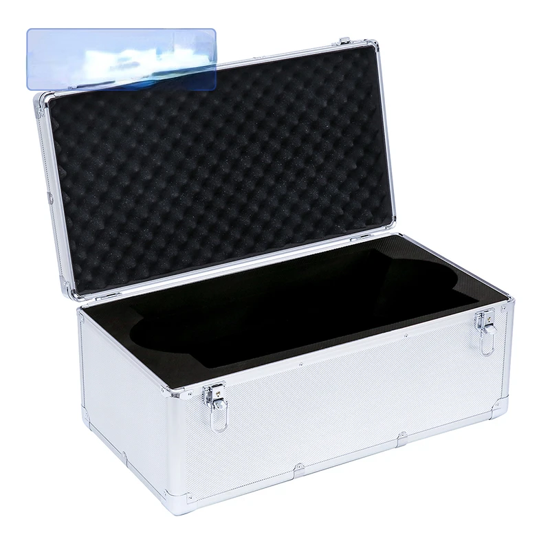 Fishing rod  camera special packing box LED light  display ticket box aluminum alloy toolbox