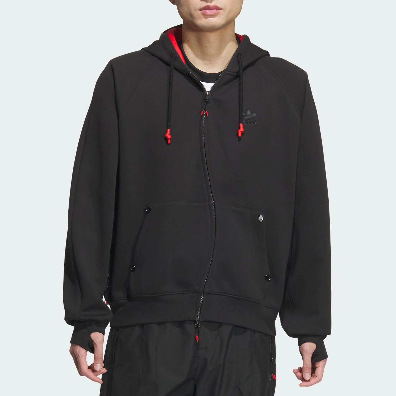 

Adidas Originals Мужская классическая дышащая куртка с капюшоном JN5829