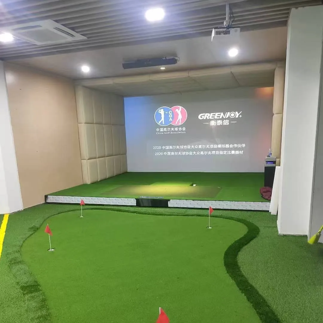 Эмулятор крытого оборудования для занятий экраном, гольф, домашние развлечения