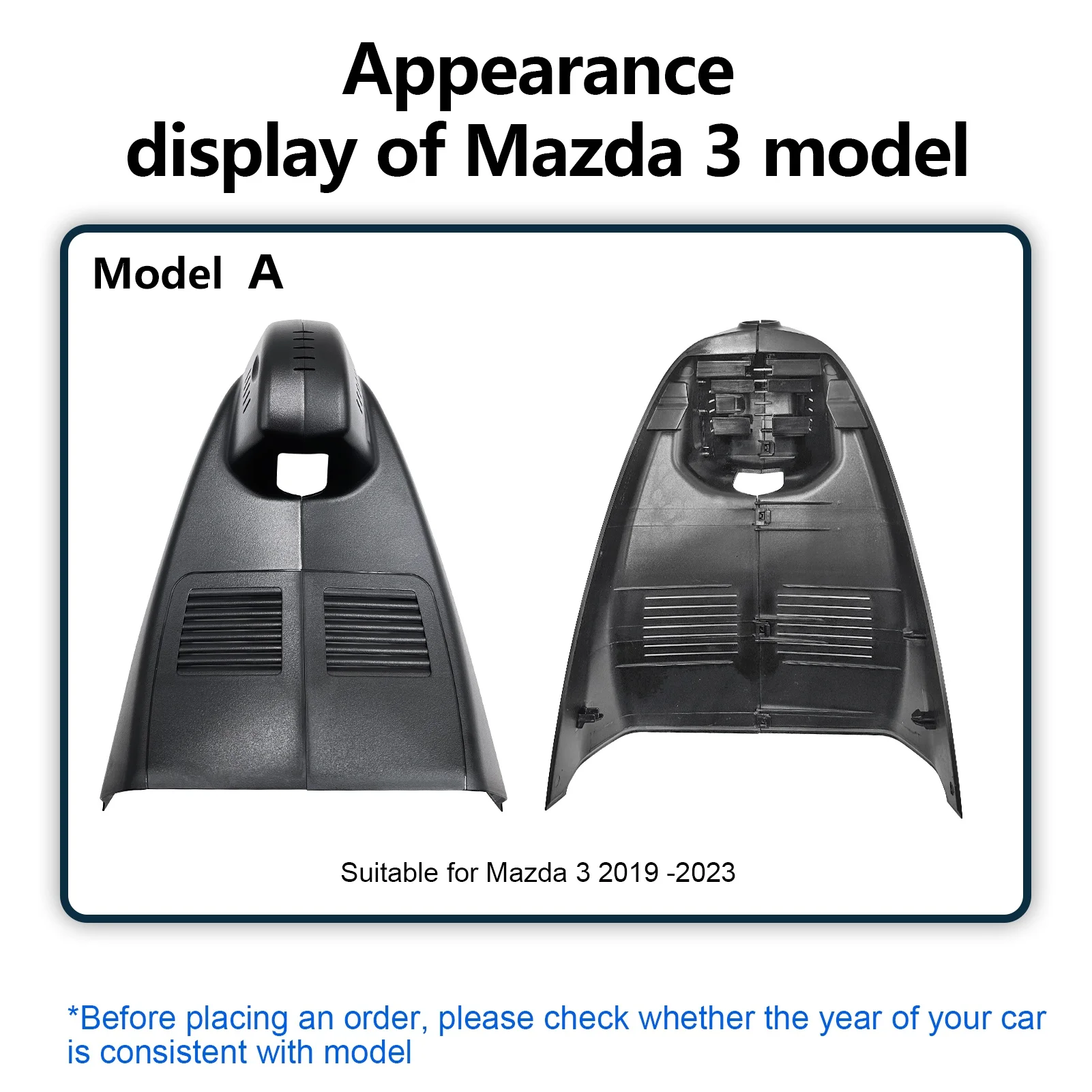 Mangoal Dedicated 4K Dash Cam For Mazda 3 Car Camera Recorder 2019-2026 (Model A/B) GPS WiFi & App Plug and Play DashCam