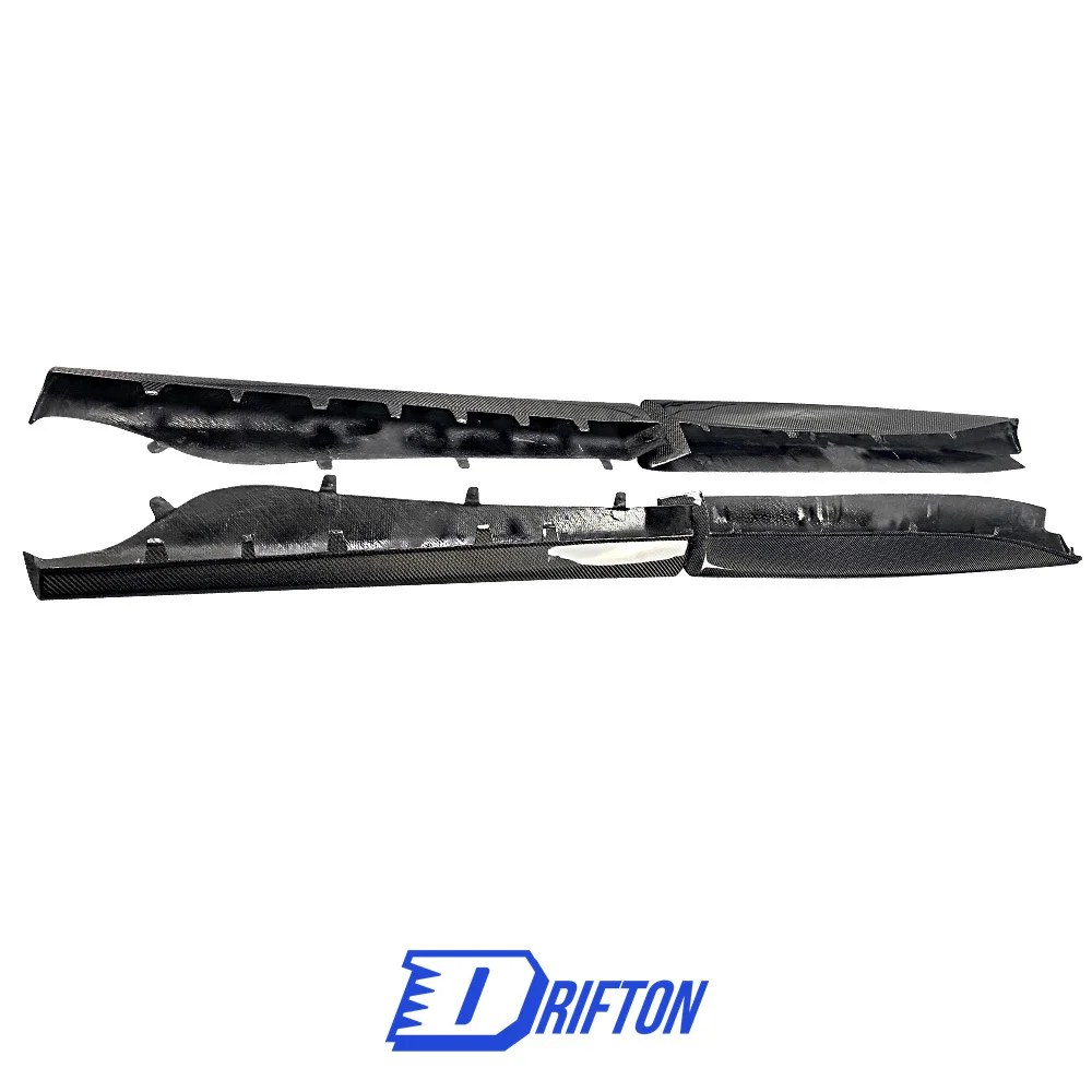 

GT4 Style Dry Carbon Fiber Side Skirt For Mclaren 570S 570GT Body Kit Bodykit Parts Blade Panels Accessories