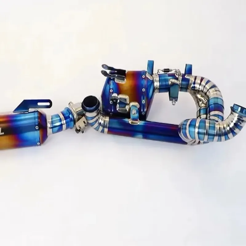 

FFBBHigh Performance After Market Titanium Exhaust Muffler Motorcycle Exhaust slip on Pipe System for 1290 Super Duke R 2021