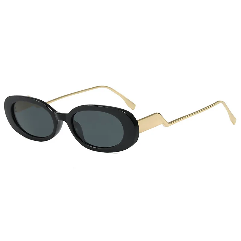 KAMMPT mignon ovale lunettes de soleil femmes mode 2025 nouvelle couleur bonbon jante décor lunettes de soleil à la mode Style coréen en plein air nuances décontractées
