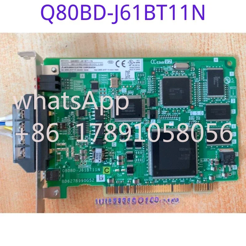 

The function test of the second-hand communication board Q80BD-J61BT11N is OK