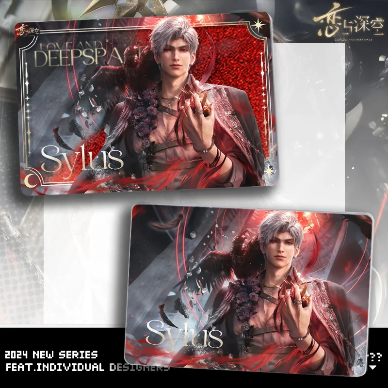 Love and Deepspace cartone animato carino acrilico sabbie mobili ornamento creativo Kawaii maschio e femmina studente carta anime regalo periferico