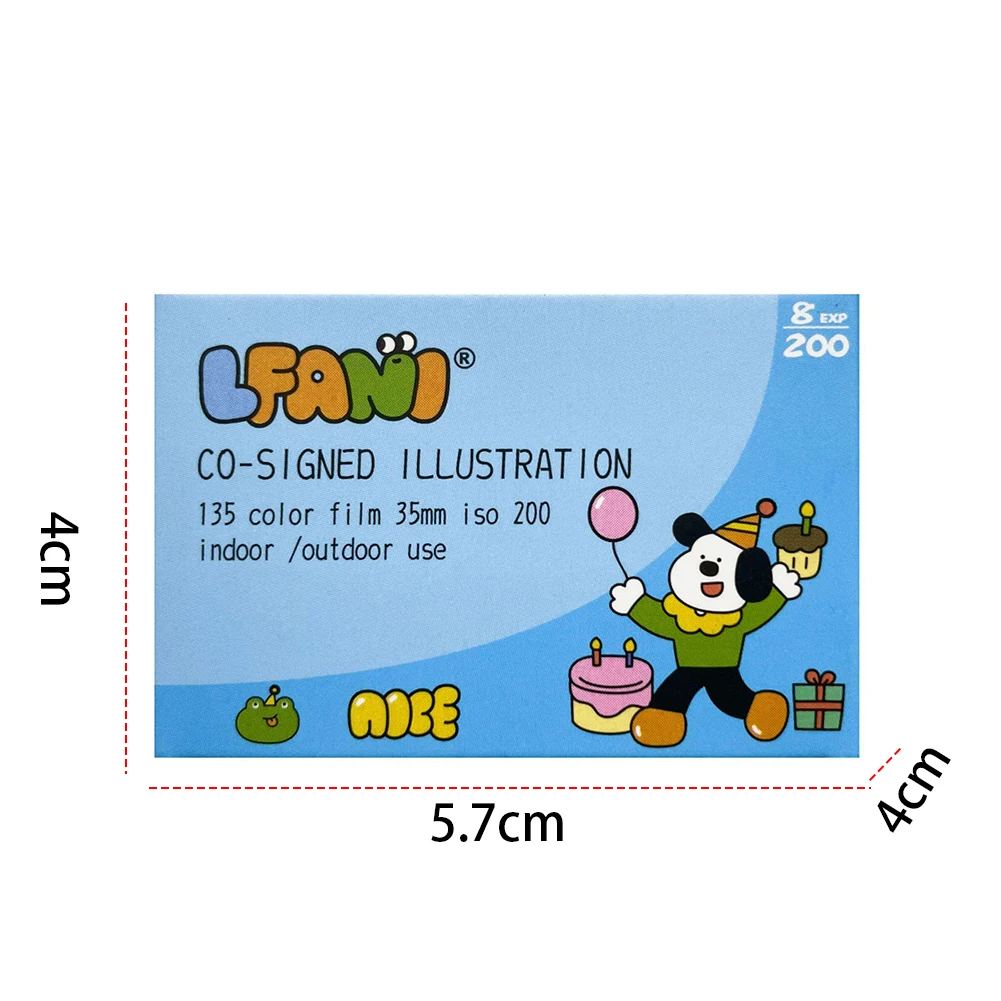 8 أوراق 35 مللي متر فيلم ملون فيلم سلبي ملون ISO 200 نطاق تعريض واسع طباعة الألوان فيلم الكاميرا فيلم سلبي ل 135 كاميرا