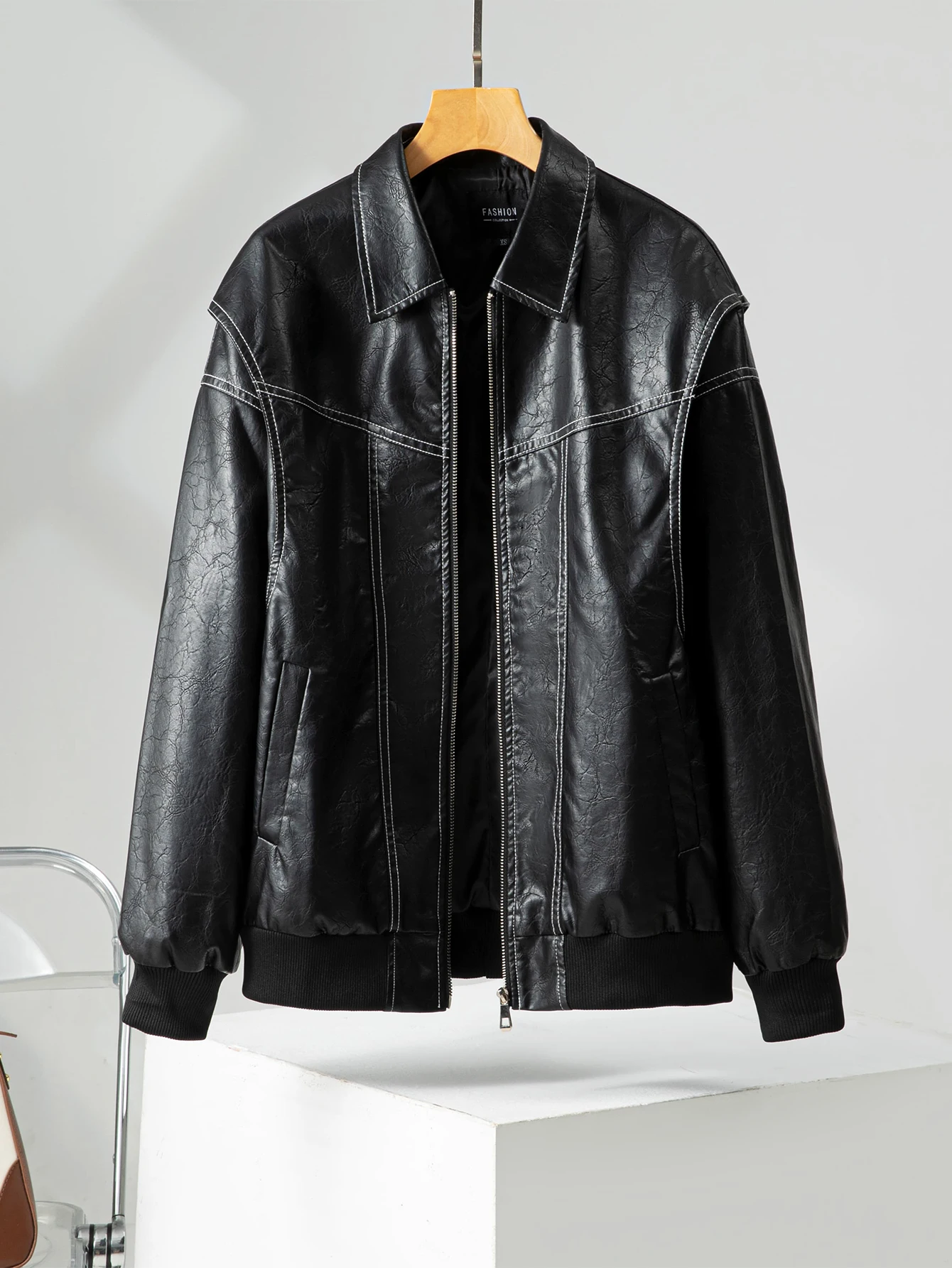 Chaqueta holgada de manga larga estilo americano Retro para mujer primavera y otoño