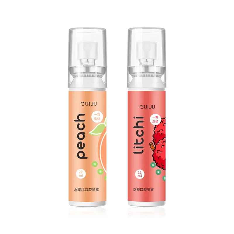 Semprotan buah Oral, kebersihan mulut semprotan mulut tahan lama 22ml