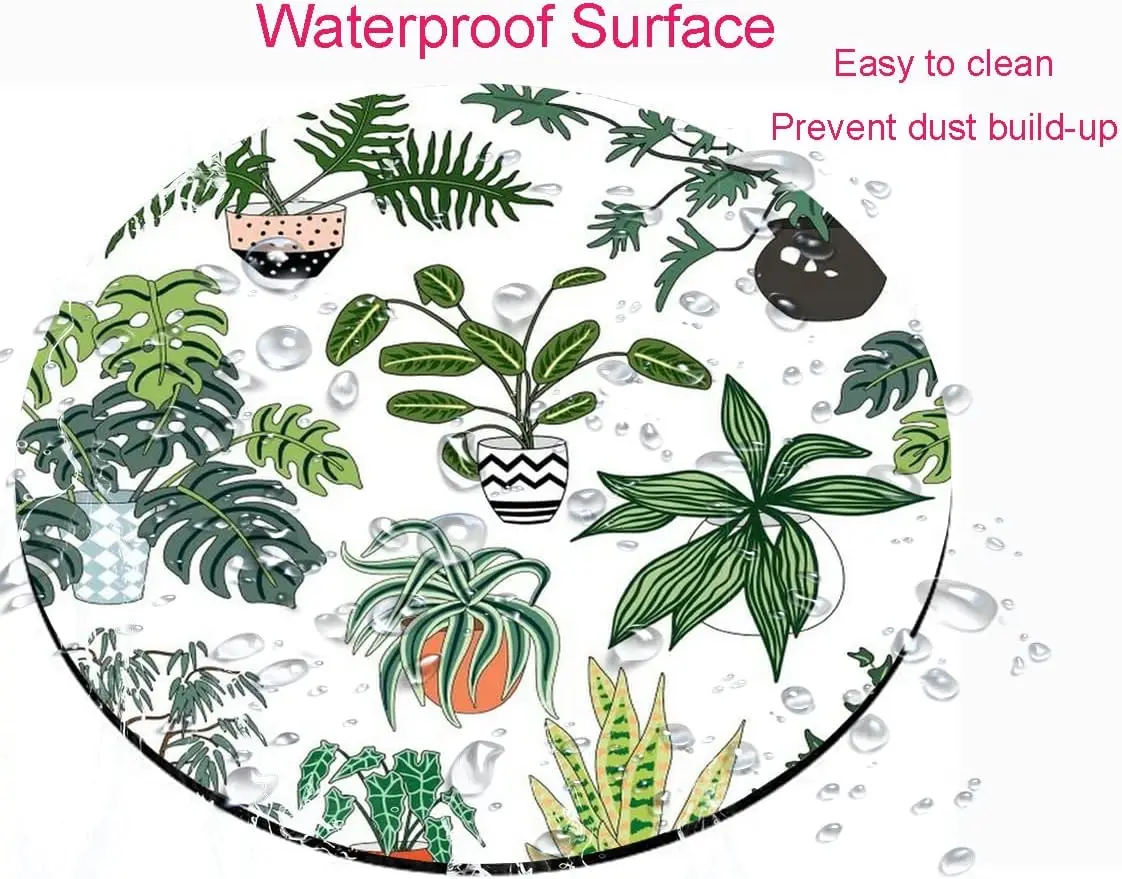 Potted Plant Mouse Pad Mouse Pads for Desk Washable Gaming Mousepads Non-Slip Rubber Base Computer Small Mouse Pads
