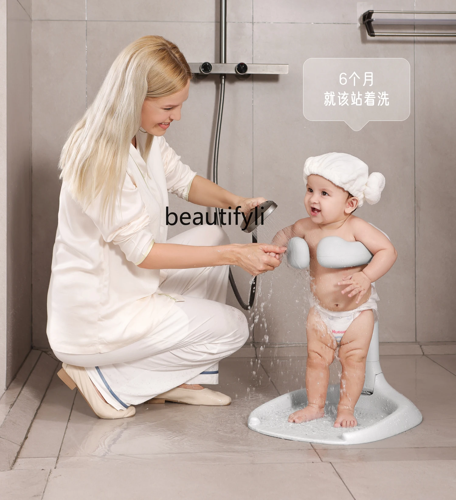 Infant and child bath bath artifact bath tub shower table foldable