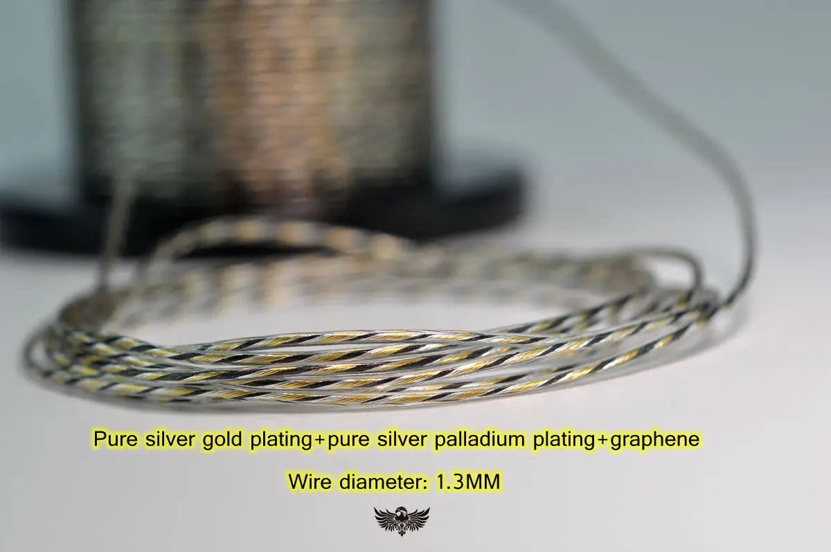 Pure silver gold plating+pure silver palladium plating+graphene  Advanced Precious Metal Upgrade Line DIY