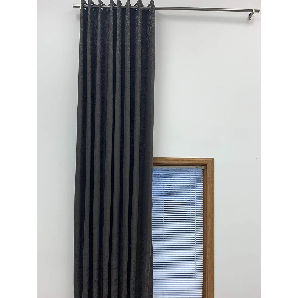 Tende in velluto extra lunghe su misura per soffitti da 8-24 piedi, vaniglia, 100 di larghezza x 216 di lunghezza, 2 volte alte