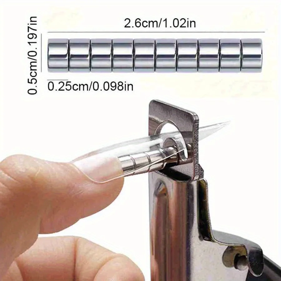 10 قطعة/الحقيبة مسمار أدوات الرسم مغناطيس قوي أسطواني متعدد الوظائف القط العين المغناطيس مانيكير تصميم ذاتي الصنع