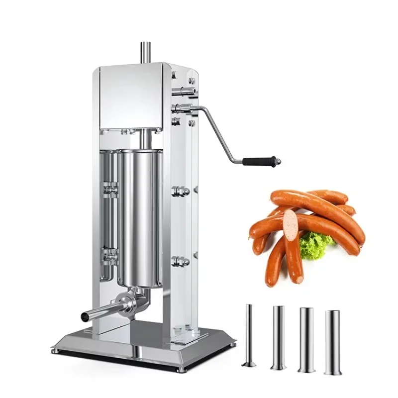 Commercial handmade meat sausage filling machine, sausage filling meat processing machinery