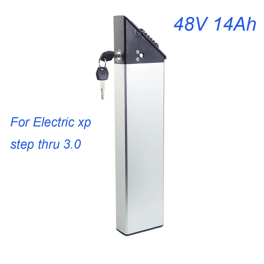 48V 10.4Ah 14Ah Li-ion E-bike Battery Pack Foldable Electric Bicycle Bike Replacement Batteries for eLECTRIC XP Step-Thru 3.0