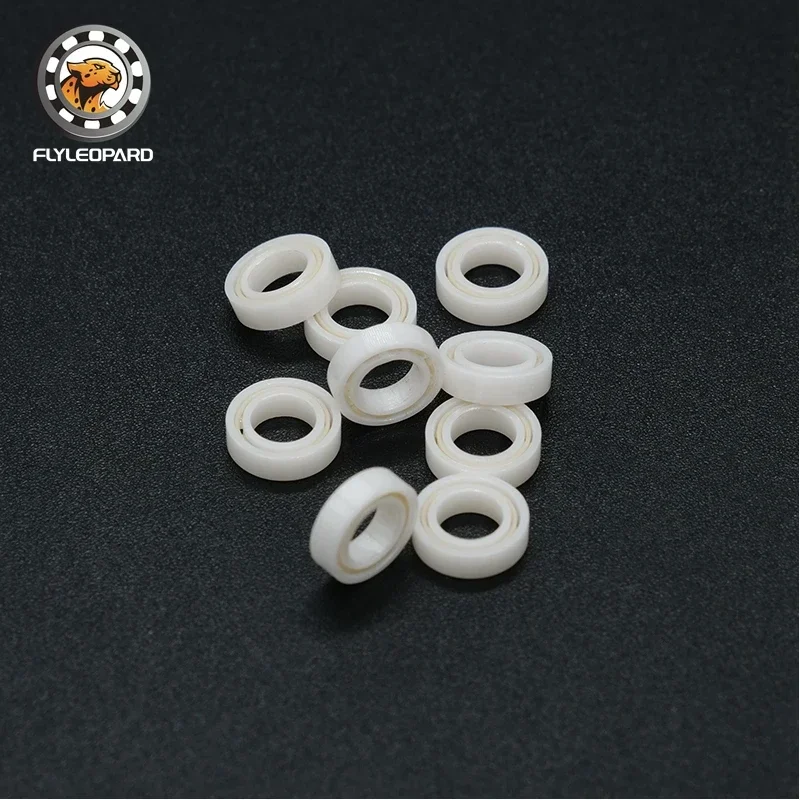 3PCS MR74W2CE 4x7x2mm Full Ceramic Ball Bearing ZrO2 Silicon Nitride Corrosion Proof for Dental Lab/High Temp Motor