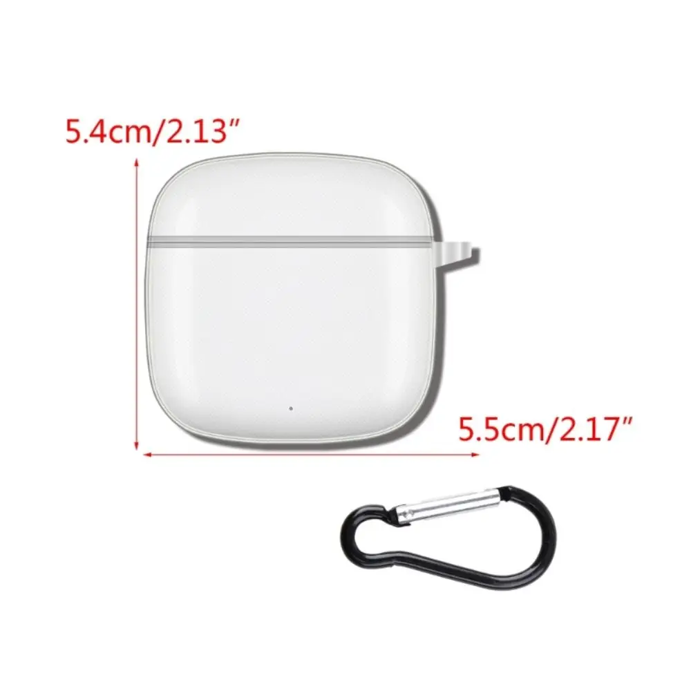 1PC Protective Case For Huawei FreeBuds SE2 Soft TPU Transparent Cover With Hook Shockproof Anti-Scratch Headphone Accessories