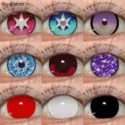 Bio-essence 1 Pair Halloween Cosplay Contact Lenses Ai Rubi Ruby Akuamarin Kana Cosplay Pink Lenses Purple Anime Lenses