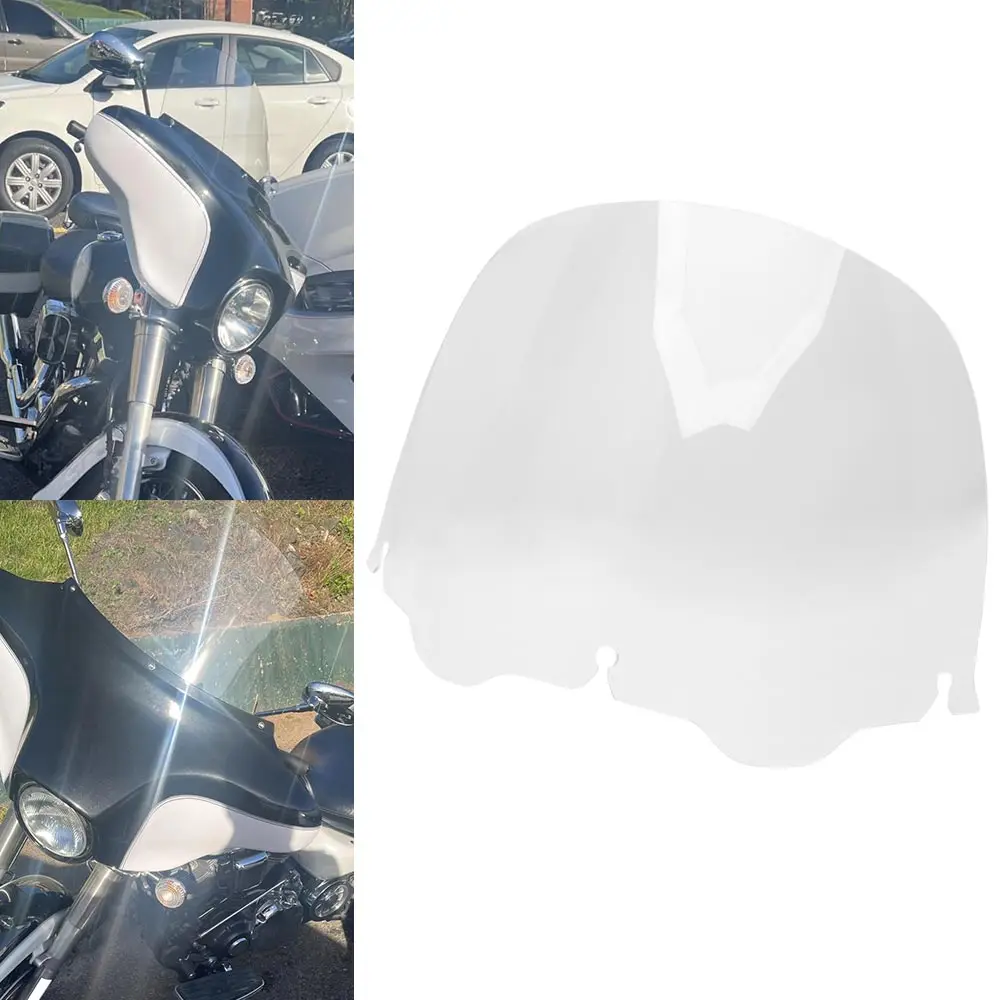 

for Harley Touring Electra Street Glide Ultra Limited 1996-2013 Motorcycle 13" Fairing Windscreen Wind Deflector Windshield