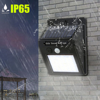 30 LED Solar Light Wireless Sensor Solar Wall Lamp Waterproof IP65 Outdoor Human Body Sensing Motion courtyard Garden Decoration