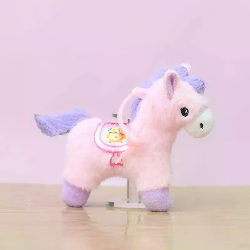 Plüschpferd Stofftier, Glücksbringer-Anhänger für Mondneujahr 2026, Taschendekoration Schlüsselanhänger Geschenk für Kinder