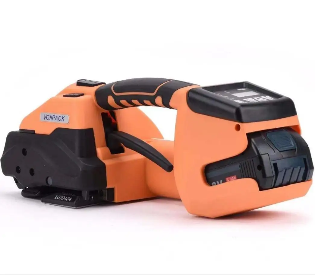 

2025 Hot Sale Electric Plastic Baler Q2L Battery Powered Strapping Machine Packing Tool