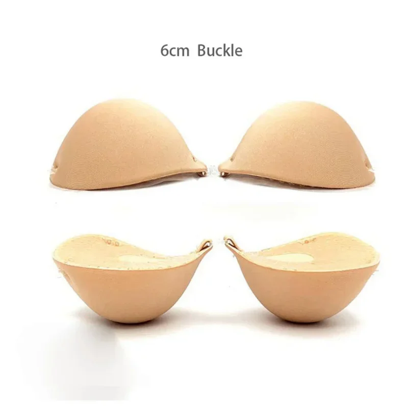 Thick Invisible Bra Thickened Chest Sticker Flat Chest Display Big Silicone Breast Sticker Bridal Wedding Dress 2.5CM/3.5CM/6CM