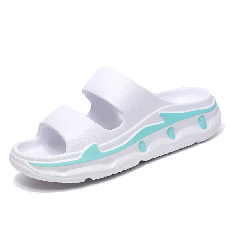 

New large-sized summer slippers for men and women, outdoor beach sandals, EVA thick-soled lightweight wading men's shoes