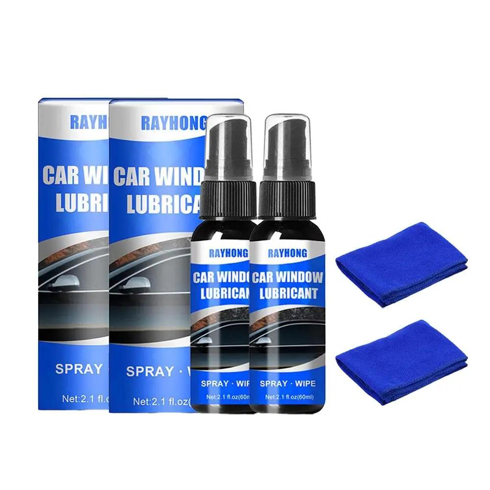 60ml Window Lubricant Rubber Door Rubber Strip Car Softening Maintenance Eliminates Noise Universal Car Products