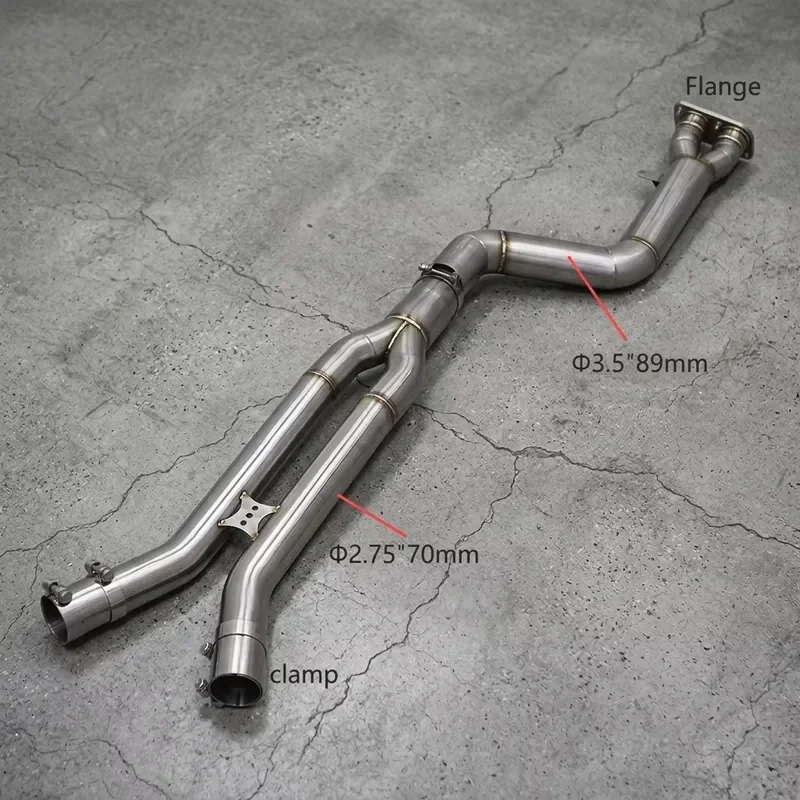 【Durable Practical Daria】 BOSKA 1 3.5 Inch 89-70MM Single Exhaust Middle for X3M/X4M F97/F98 3.0T 2019-2023 Stainless
