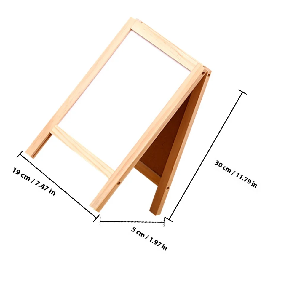 2 قطعة سبورة طباشير مزدوجة الجوانب لوحة كتابة سبورة بيضاء تعليمية قابلة للمسح لوحة رسم سبورة بيضاء محمولة