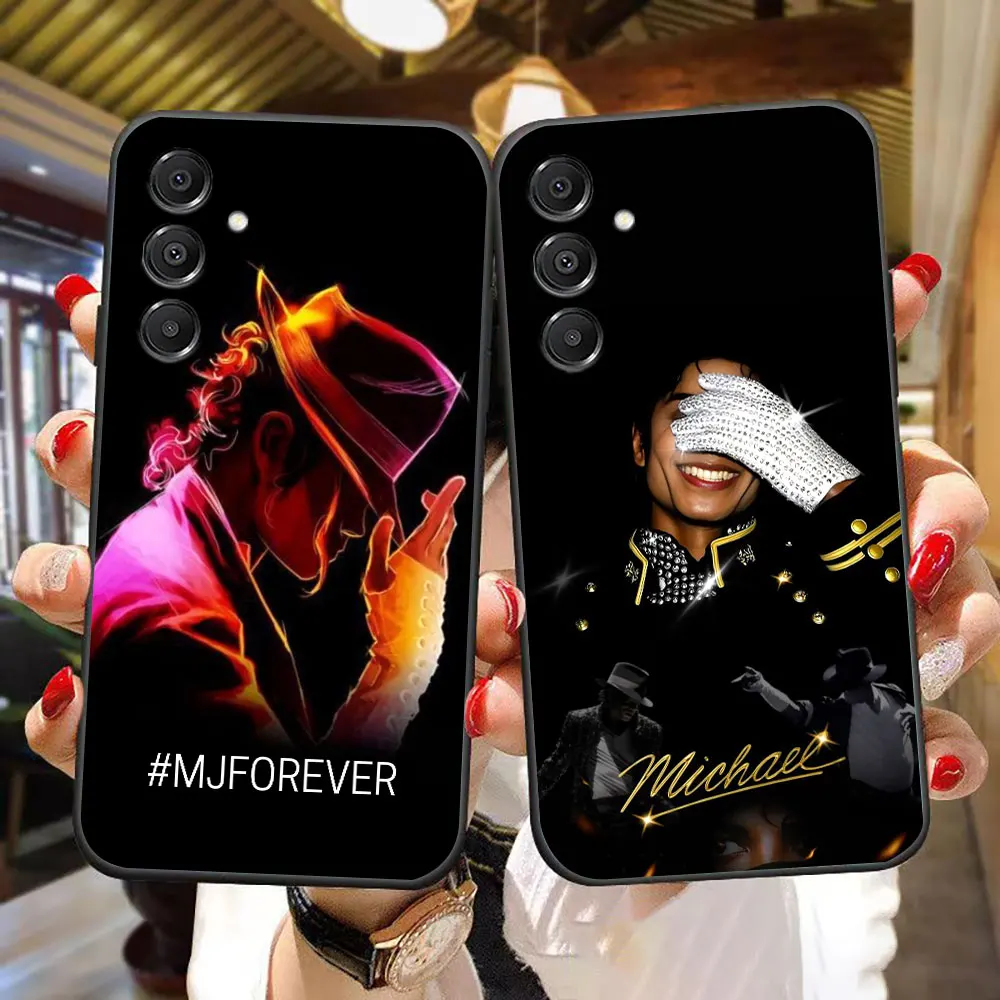 Poster M-Michael J-Jackson Cover Phone Case For Samsung A07 A06 A05S A04 A03S A10 A12 A13 A24 A30 A50 NOTE 10 20 M33 M53 Capa