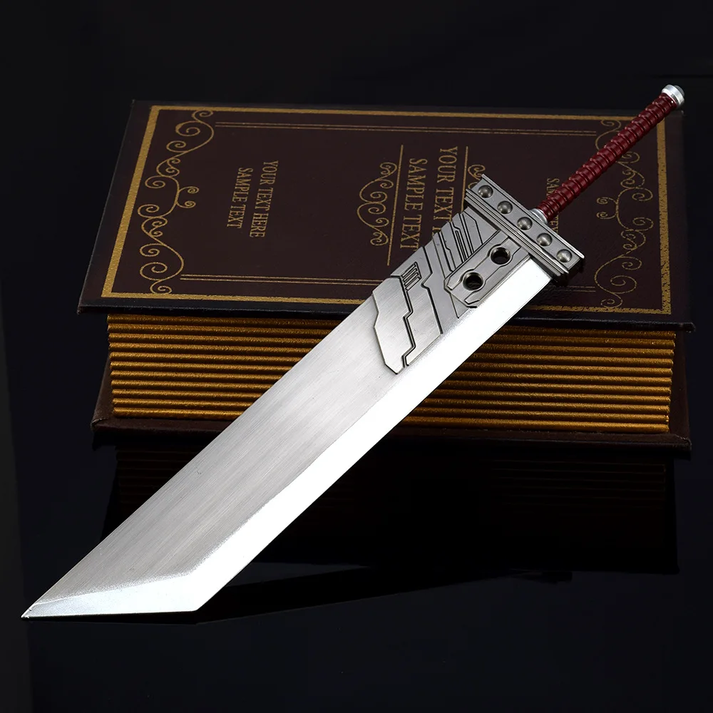 35 سنتيمتر سحابة الفتنة المغفل السيف المفاتيح الخيال لعبة سلاح لعبة معدنية السيف سلاح نموذج زخرفة المنزل الديكور الحرف لعبة